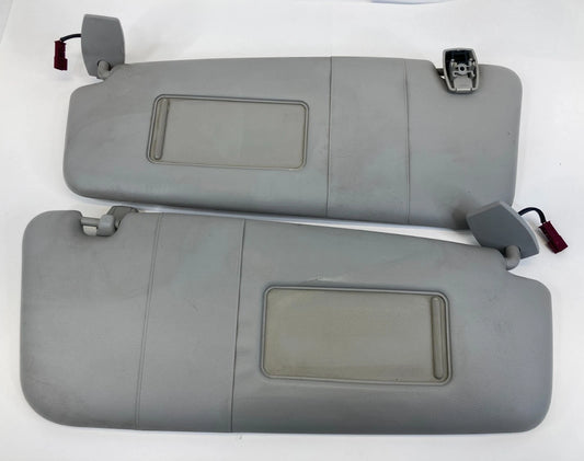 2009 2010 BMW 535XI FRONT LEFT RIGHT SUN VISORS PAIR ILLUMINATED SET 51167124330