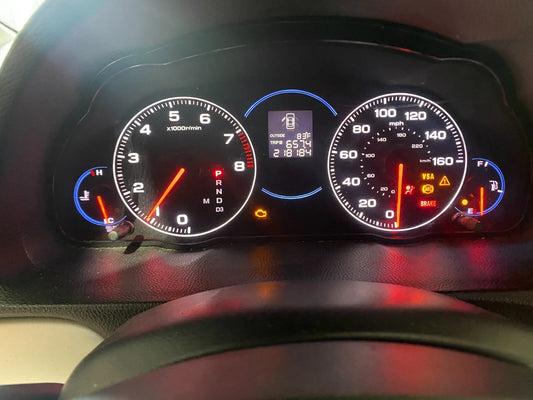 2004 2005 ACURA TSX INSTRUMENT CLUSTER SPEEDOMETER GAUGES 218K 78100-SEC-A021-M1
