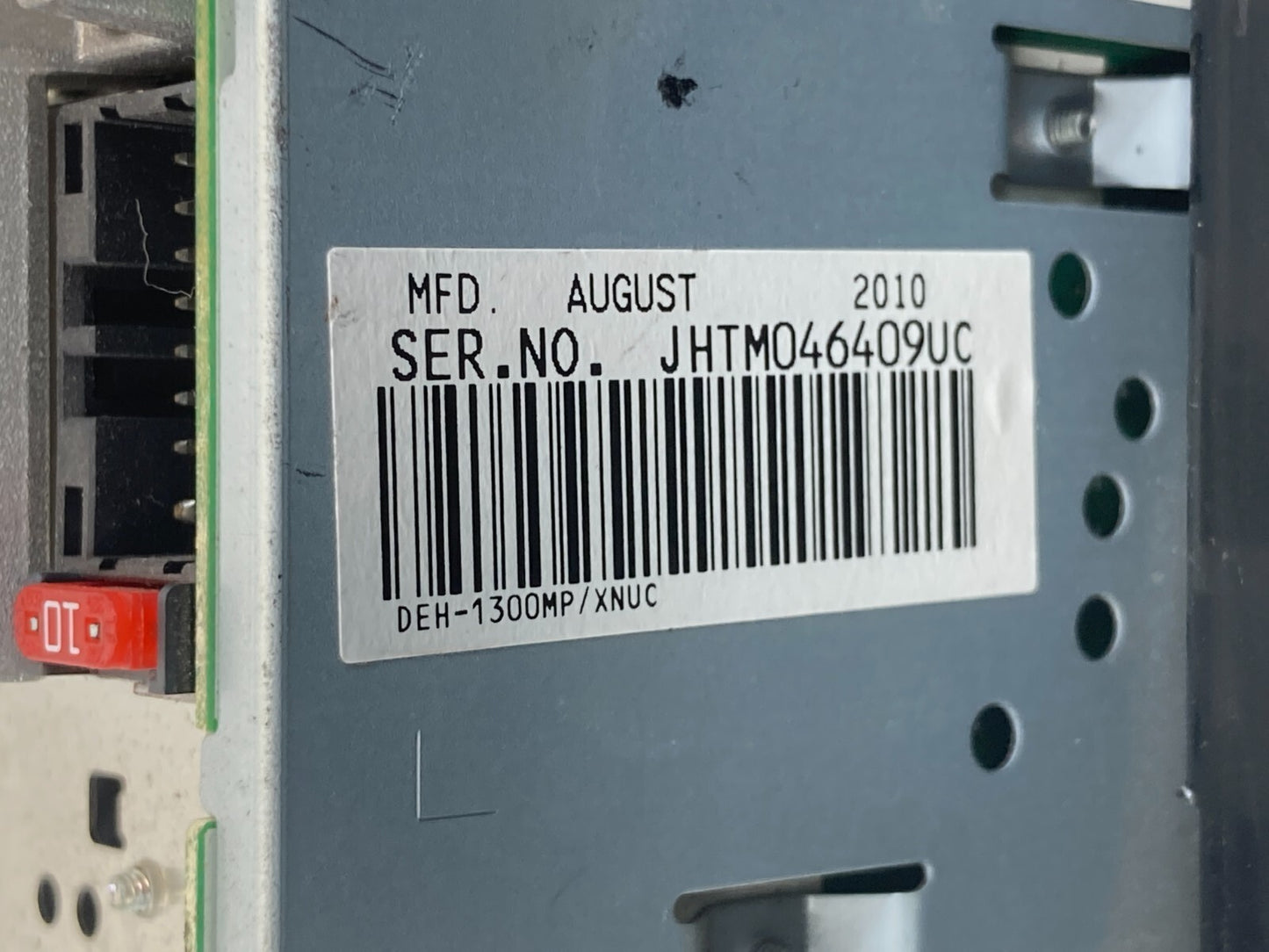 Pioneer Car Audio Radio CD WMA/PM3 Player Player Receiver AUX DEH-1300MP OEM