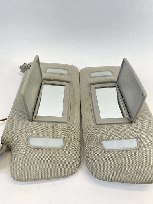 2011-2017 CHEVROLET EQUINOX LEFT RIGHT SUN VISOR PAIR SET W/ VANITY MIRROR OEM