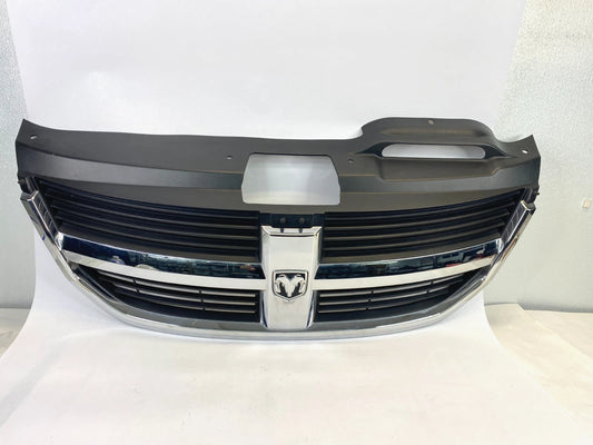 2009 2010 DODGE JOURNEY FRONT BUMPER UPPER GRILL GRILLE W EMBLEM 05178281AC OEM