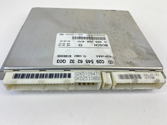 2001-2003 MERCEDES-BENZ CLK430 ABS ANTI LOCK BRAKE CONTROL MODULE 0295456232 OEM
