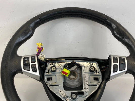 2005-2011 SAAB 9-3 STEERING WHEEL W/ AUDIO CONTROL LEATHER BLACK 12774365 OEM