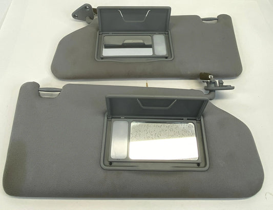 16-19 MITSUBISHI OUTLANDER SPORT LEFT RIGHT SUNVISOR SUN VISOR SET w LIGHTS OEM