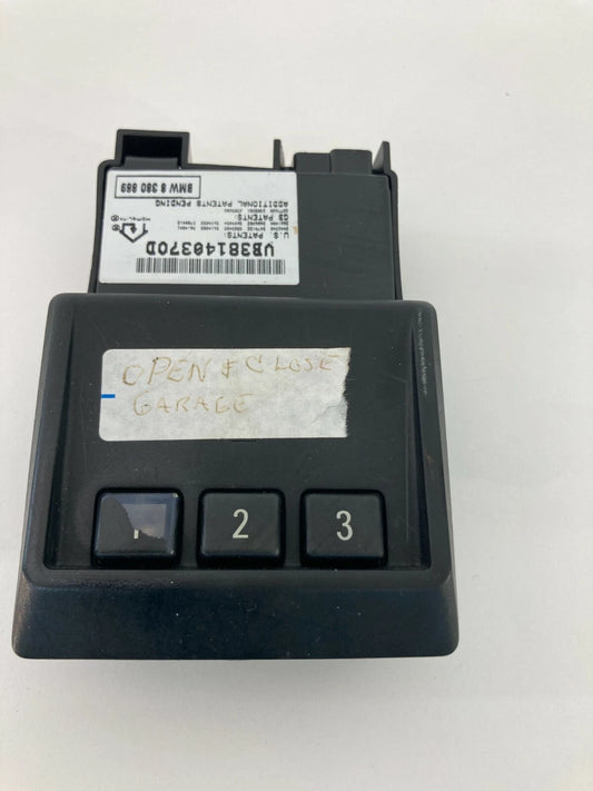 97-20 BMW 740IL GARAGE DOOR GATE REMOTE OPENING CONTROL SWITCH BUTTON 8380869