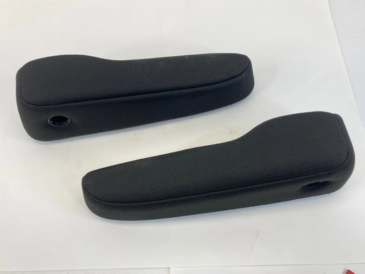 2009-2017 CHEVROLET TRAVERSE 2ND ROW CAPTAIN CHAIRS CLOTH ARMREST PAIR BLACK OEM