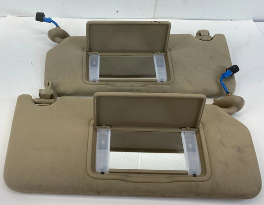 2008-2012 HONDA ACCORD LEFT RIGHT SUNVISOR SUN VISOR SET ILLUMINATED OEM