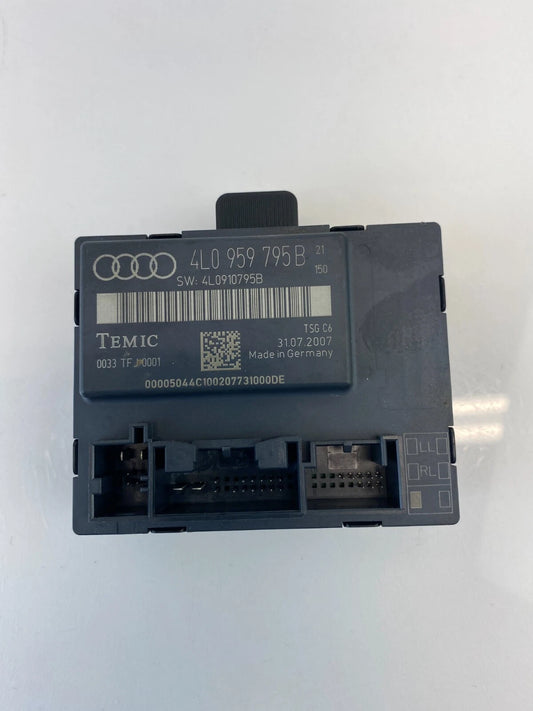 2007-2010 AUDI Q7 REAR LEFT SIDE DOOR CONTROL MODULE UNIT OEM 4L0-959-795B