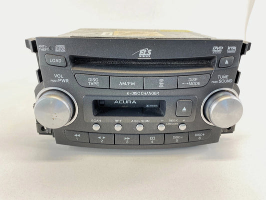 2004-2006 ACURA TL RADIO 6 DISC CD DVD CHANGER CASSETTE 39100-SEP-A010 OEM