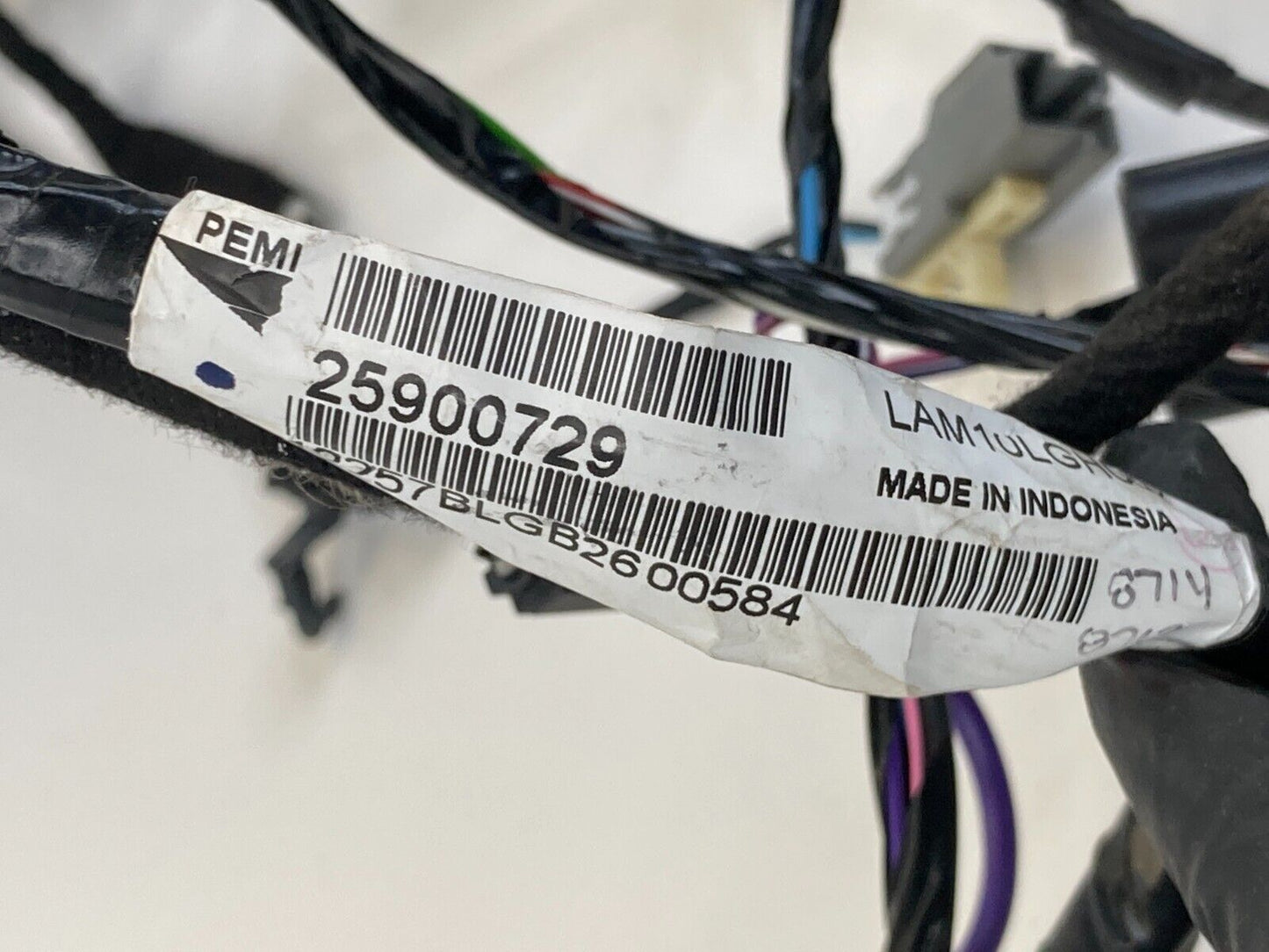 08-12 Buick Enclave Rear Liftgate Lift Gate Trunk Wiring Wire Harness 25900729