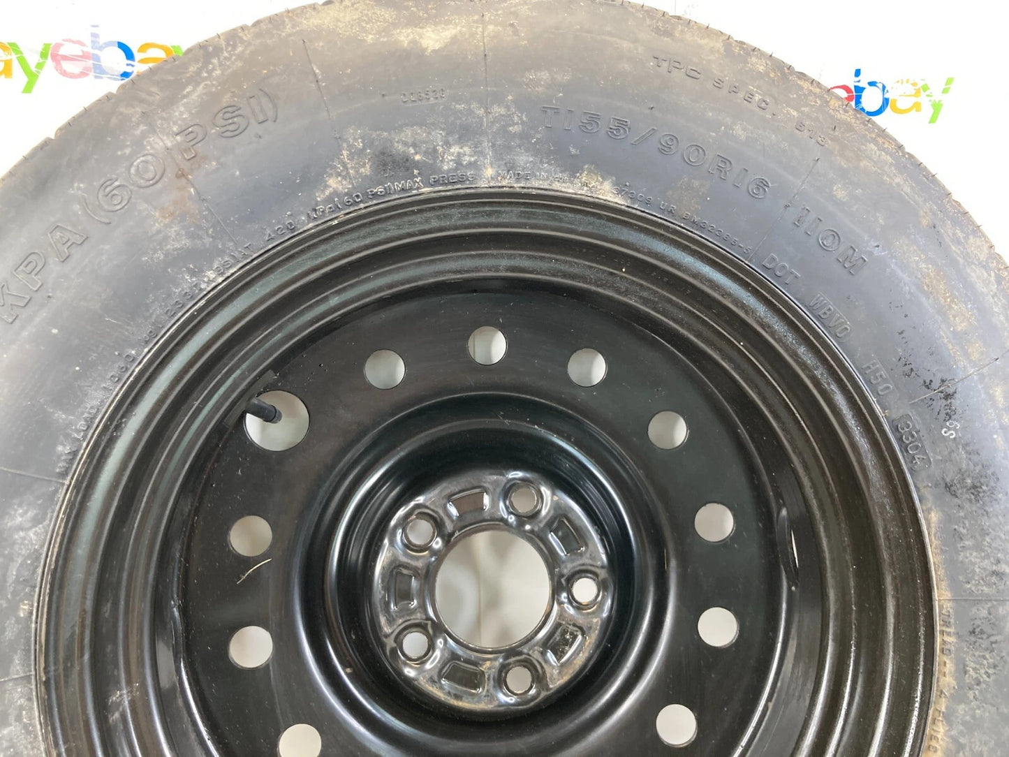 2002-2010 SATURN VUE EMERGENCY SPARE TIRE WHEEL COMPACT DONUT T155/90R16 110M