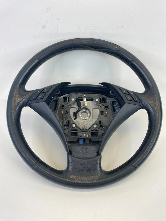 2006 2007 BMW 525I DRIVER STEERING WHEEL W/ CONTROLS SWITCH ASSEMBLY OEM