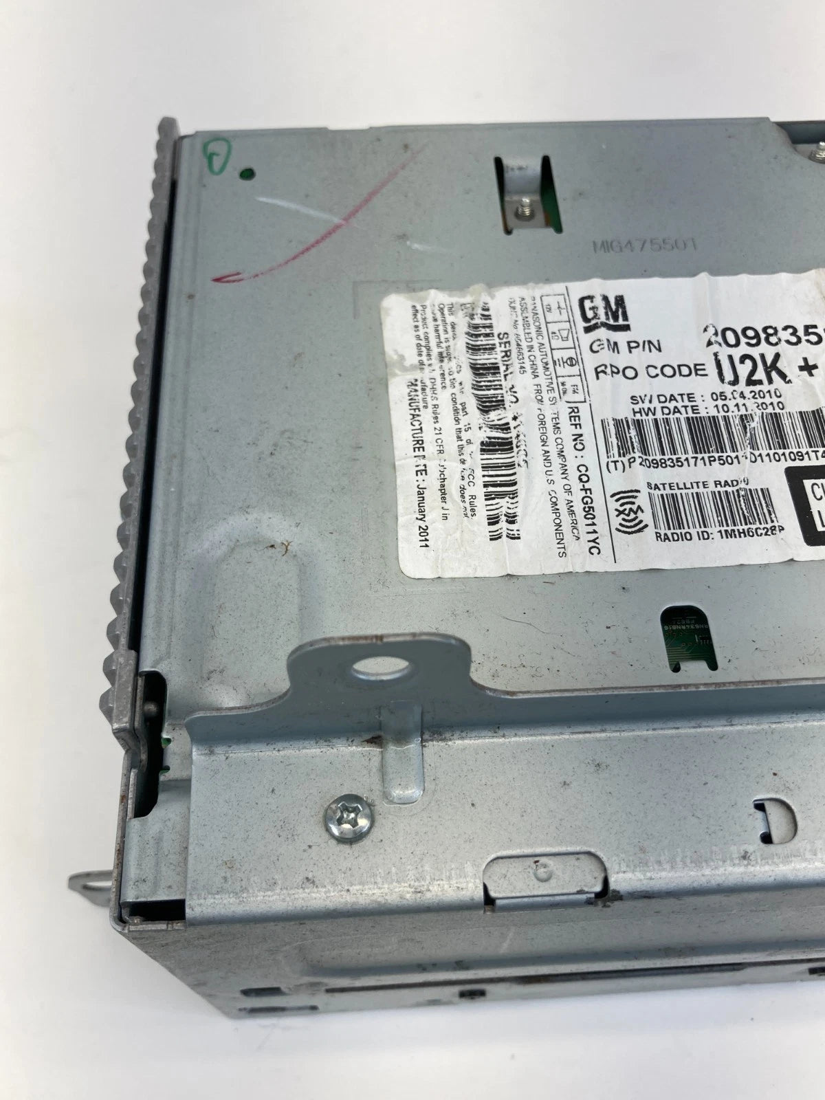2011 GMC TERRAIN RADIO STEREO AM FM CD PLAYER DISC RECEIVER UNIT 20983517 OEM