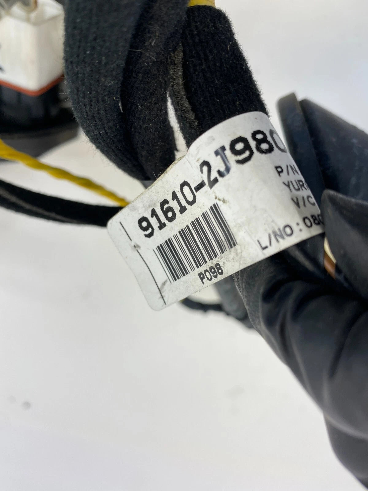 09-11 KIA BORREGO FRONT RIGHT PASSENGER DOOR WIRING HARNESS LOOM OEM 91610-2J980