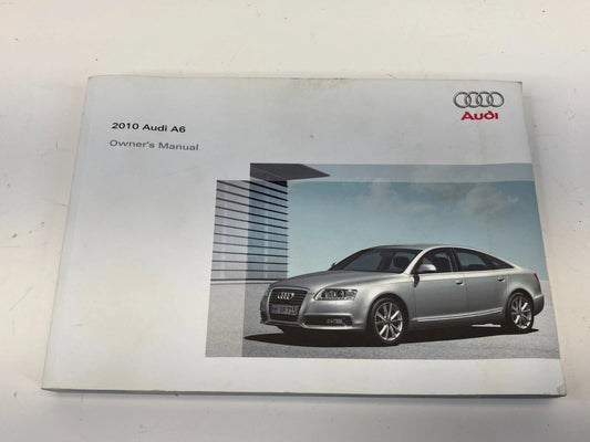 2010 AUDI A6 QUATTRO OWNERS MANUAL QUICK REFERENCE GUIDE BOOK SET W/ CASE OEM