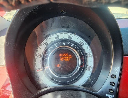 2012-2015 FIAT 500 AUTOMATIC SPEEDOMETER INSTRUMENT GAUGE CLUSTER 101 MILES OEM