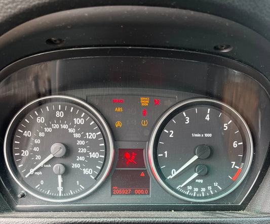 2006 BMW 330XI 3.0L A/T INSTRUMENT CLUSTER SPEEDOMETER GAUGES 205K 698349501 OEM