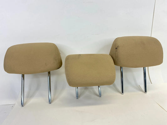 11-14 HYUNDAI SONATA REAR LEFT RIGHT CENTER SEAT HEADREST HEAD REST SET 3 CLOTH