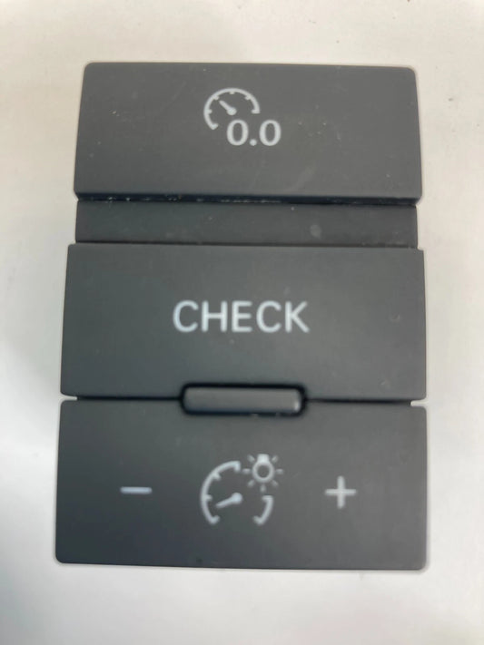 07 08 AUDI A6 DASH TRIPOMETER MULTIFUNCTION BUTTON SWITCH ASSEMBLY 4F0927123B