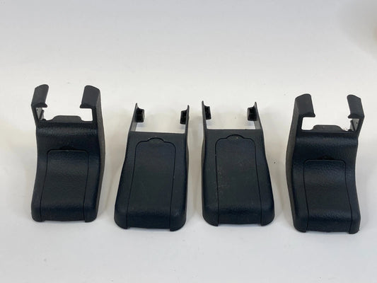 2013-2019 HYUNDAI SANTA FE FRONT LEFT SEAT TRACK END COVER TRIM SET OF 4 OEM
