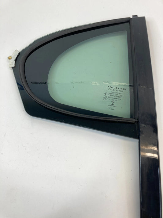 2009-2014 JAGUAR XF SEDAN REAR RIGHT DOOR GLASS WINDOW VENT FIXED UKS-00086-AA