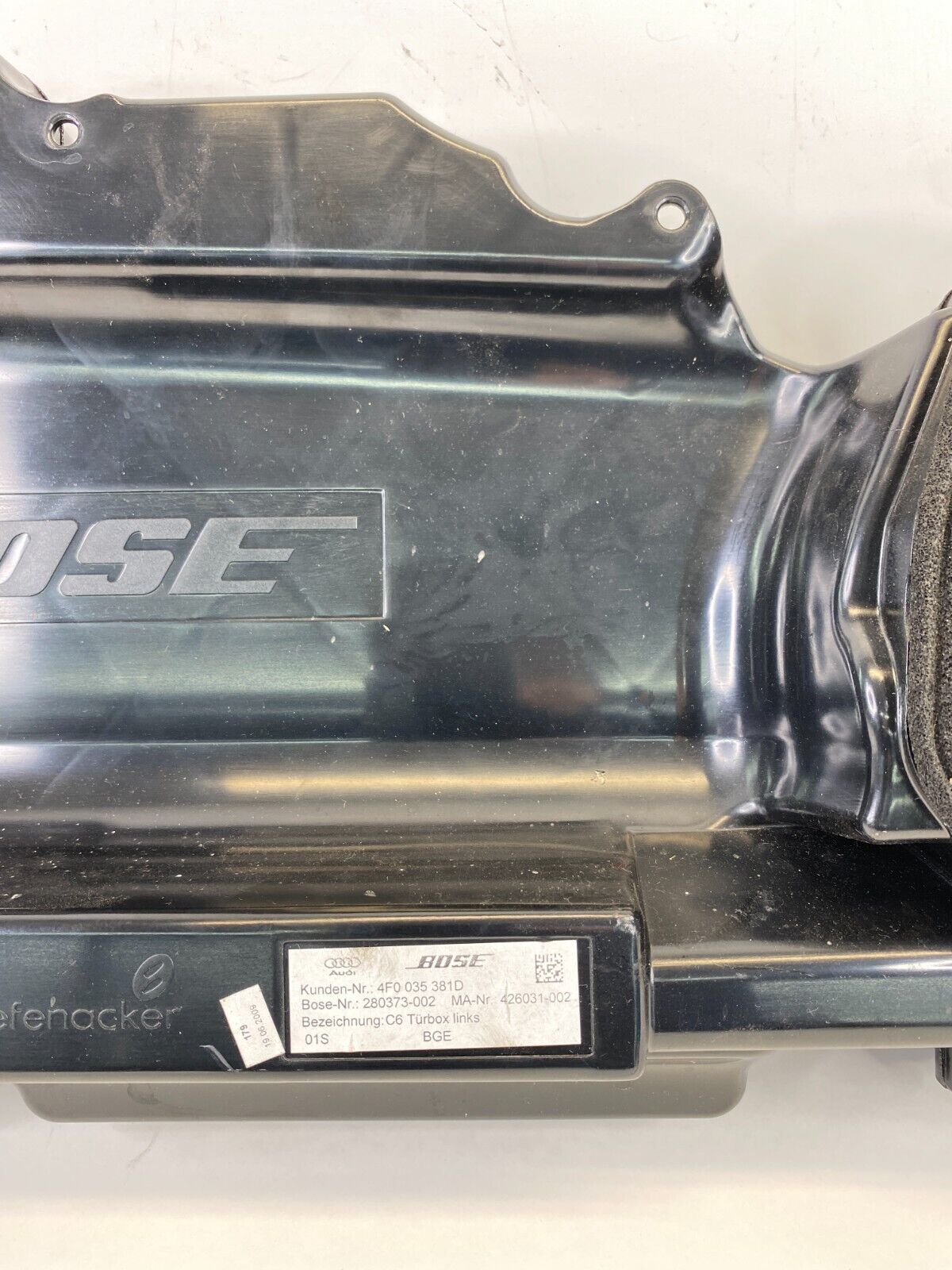 07-06 Audi A6 Quattro Front Left Door Bose Subwoofer Speaker Audio 4F00353811D