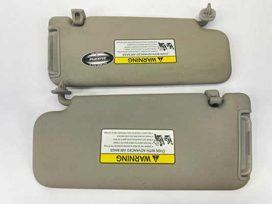 2010-2013 KIA FORTE FRONT LEFT AND RIGHT SUNVISOR SHADE MIRROR PAIR SET OEM