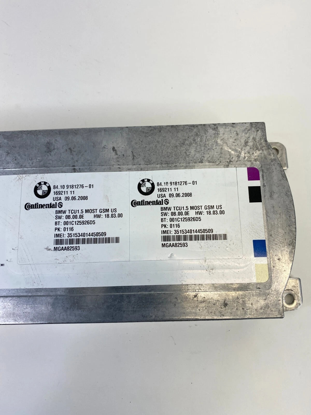 2008 BMW 328XI 328I BLUETOOTH TELEMATICS COMMUNICATION MODULE OEM 841091827601