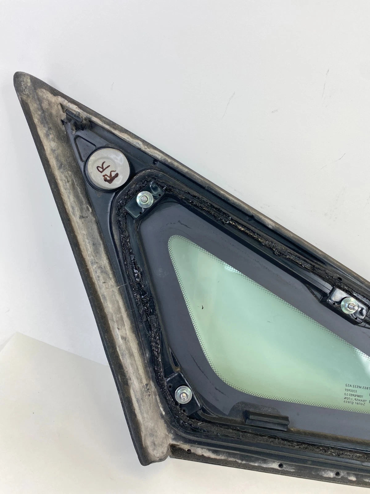 2015-2019 Hyundai Sonata Rear Right Back Quarter Window Glass E443R-000183