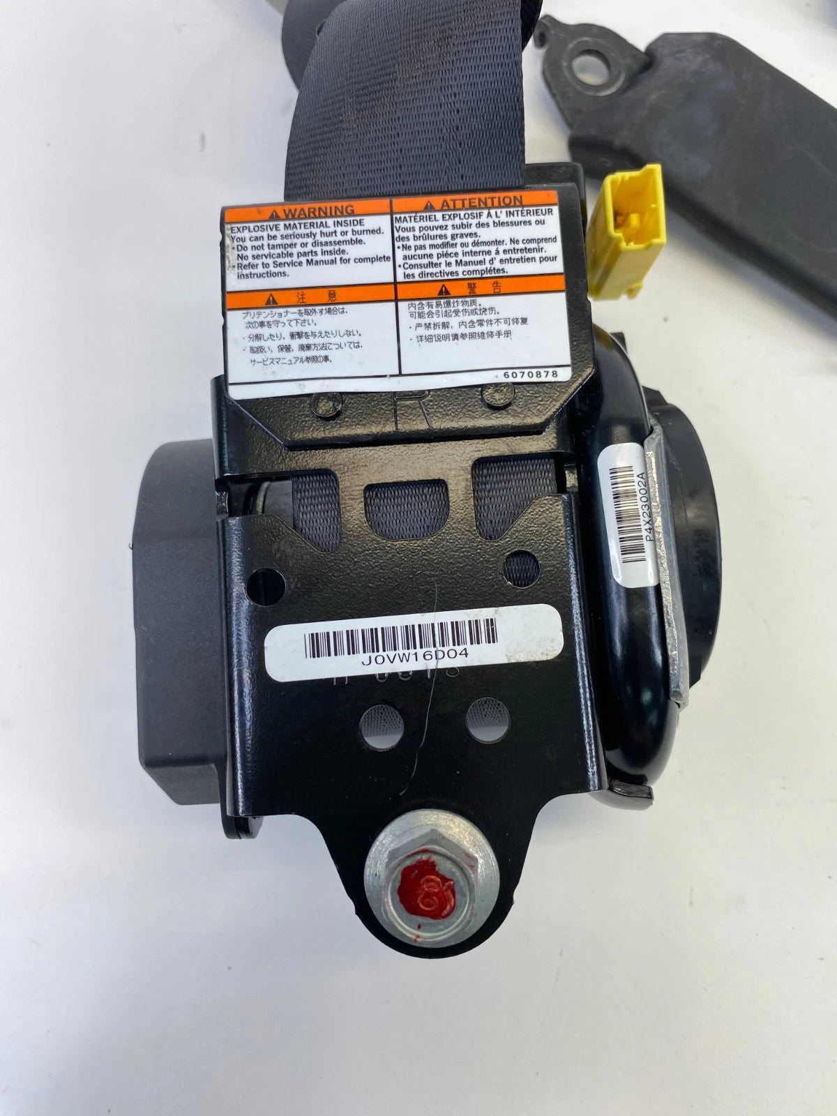 2007-2012 ACURA RDX FRONT RIGHT PASSENGER SIDE SEAT BELT RETRACTOR ASSEMBLY OEM