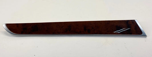 05-11 AUDI A6 QUATTRO REAR LEFT BACK SIDE DOOR TRIM MOLDING WOOD OEM