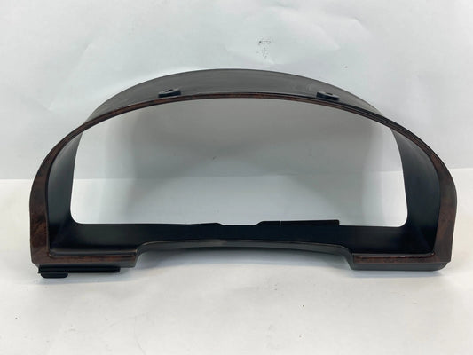 03-05 SUZUKI XL-7 03-06 VITARA DASH SPEEDOMETER CLUSTER BEZEL TRIM WOODGRAIN OEM