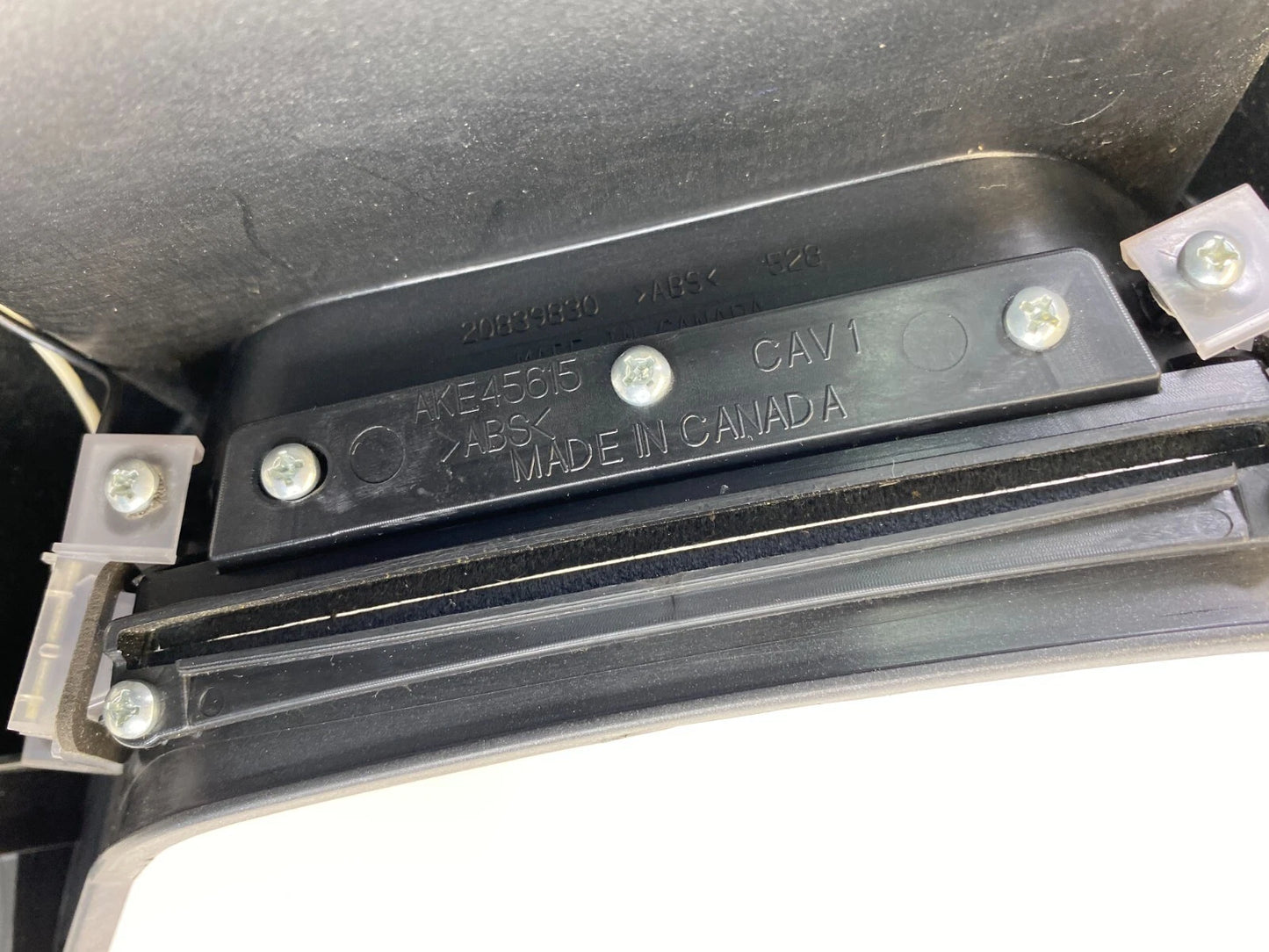 2010-2017 GMC TERRAIN CENTER LOWER DASH STORAGE COMPARTMENT PANEL 20839830 OEM