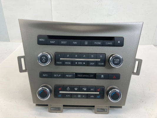 2010-2012 LINCOLN MKT GPS NAV RADIO CD PLAYER CLIMATE CONTROL PANEL AE9T19C156AD