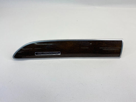 2005-2008 AUDI A6 QUATTRO /06-08 A6 DASH RIGHT PASSENGER TRIM COVER 4F1853190