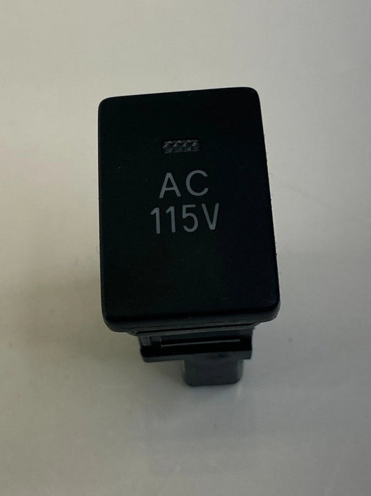 2009 2010 PONTIAC VIBE 2.4L DASHBOARD AC INVERTER SWITCH BUTTON 115V 15B118 OEM