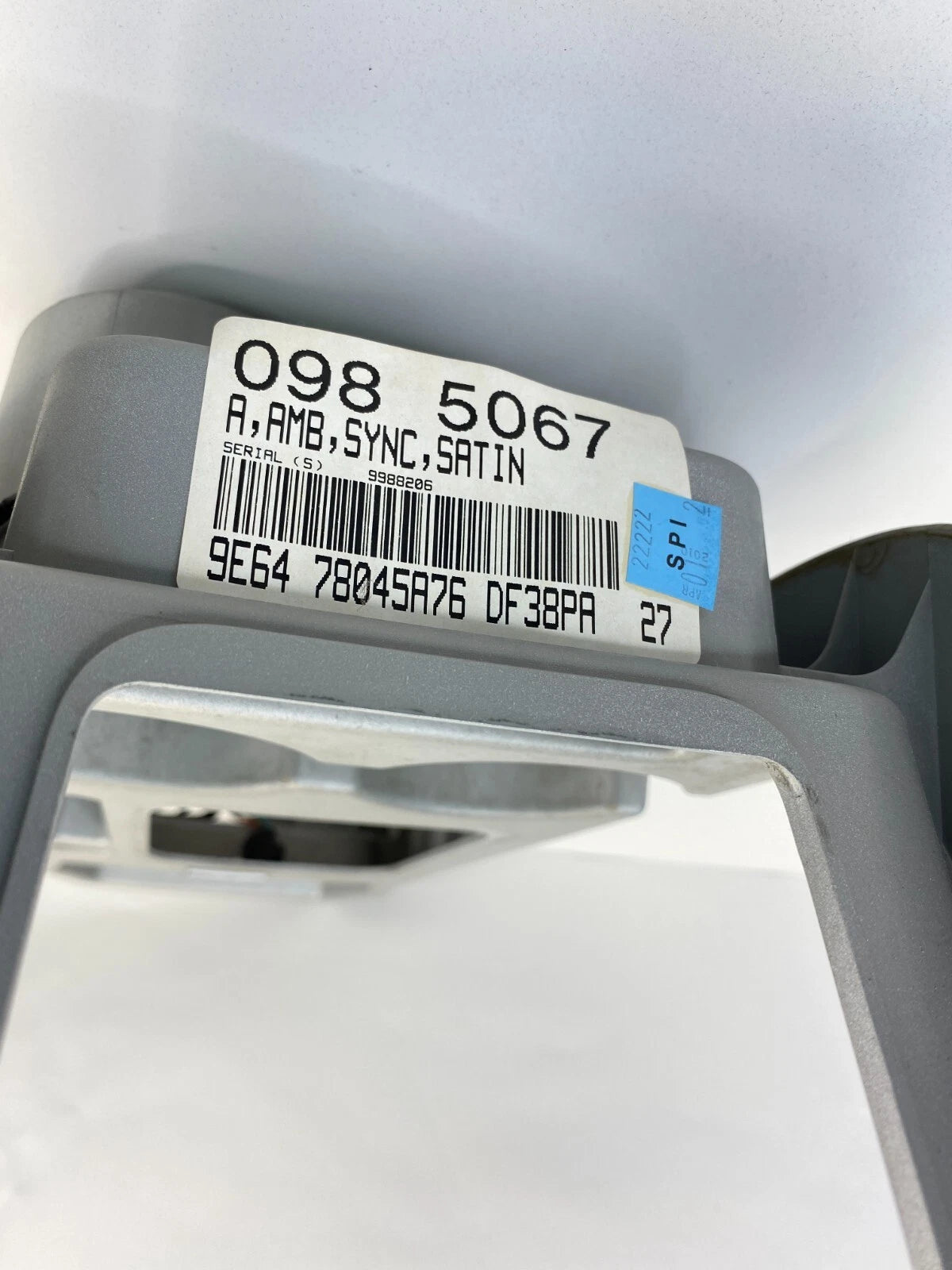 09-11 MERCURY MARINER CENTER CONSOLE SHIFTER BEZEL W/ CUP HOLDER 78045A76 OEM