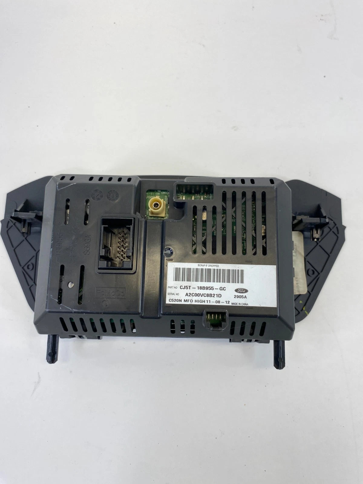 2013 13 FORD ESCAPE RADIO INFORMATION DISPLAY SCREEN W/ BEZEL TRIM CJ5T-18B955