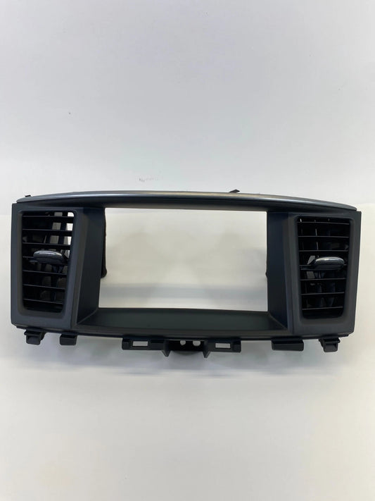 2013 INFINITI JX35 14-15 QX60 DASH CENTER SCREEN RADIO BEZEL W/ AIR VENTS OEM