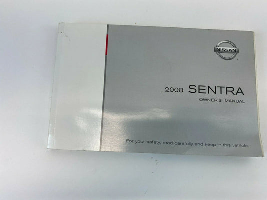 2008 08 NISSAN SENTRA SEDAN OWNERS MANUAL SET BOOK WARRANTY GUIDE W/ CASE OEM