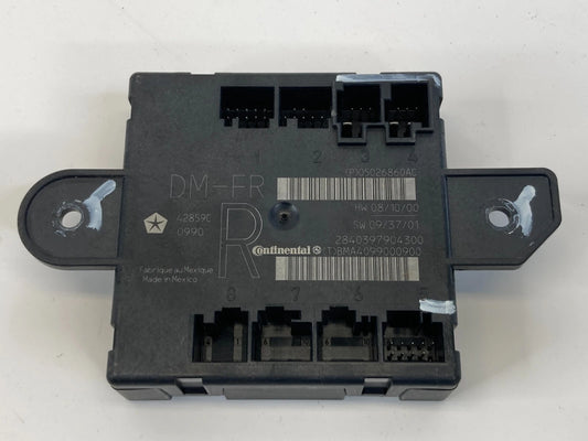 2009-2014 VOLKSWAGEN ROUTAN FRONT RIGHT DOOR CONTROL MODULE OEM P05026860AC