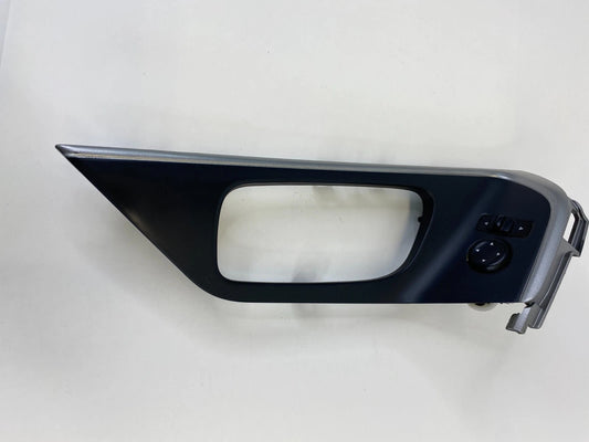13-18 NISSAN ALTIMA FRONT LEFT SIDE DOOR INNER HANDLE BEZEL W/ MIRROR SWITCH