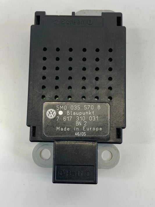 06-14 VOLKSWAGEN GTI 2.0L ANTENNA AMPLIFIER CONTROL MODULE 5M0-035-570-B OEM