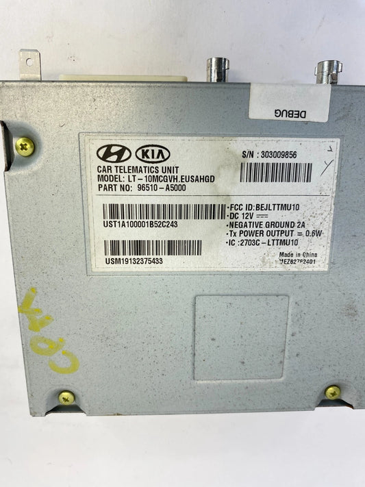 2013 2014 HYUNDAI ELANTRA GT TELEMATICS COMMUNICATION CONTROL MODULE 96510-A5000