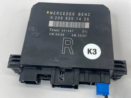 1998-2002 MERCEDES-BENZ E430 FRONT RIGHT DOOR CONTROL MODULE 208-820-14-26 OEM