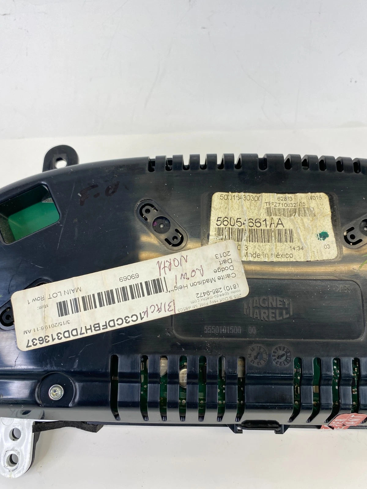 2013 DODGE DART SPEEDOMETER INSTRUMENT CLUSTER GAUGES 160K MILES 56054661AA