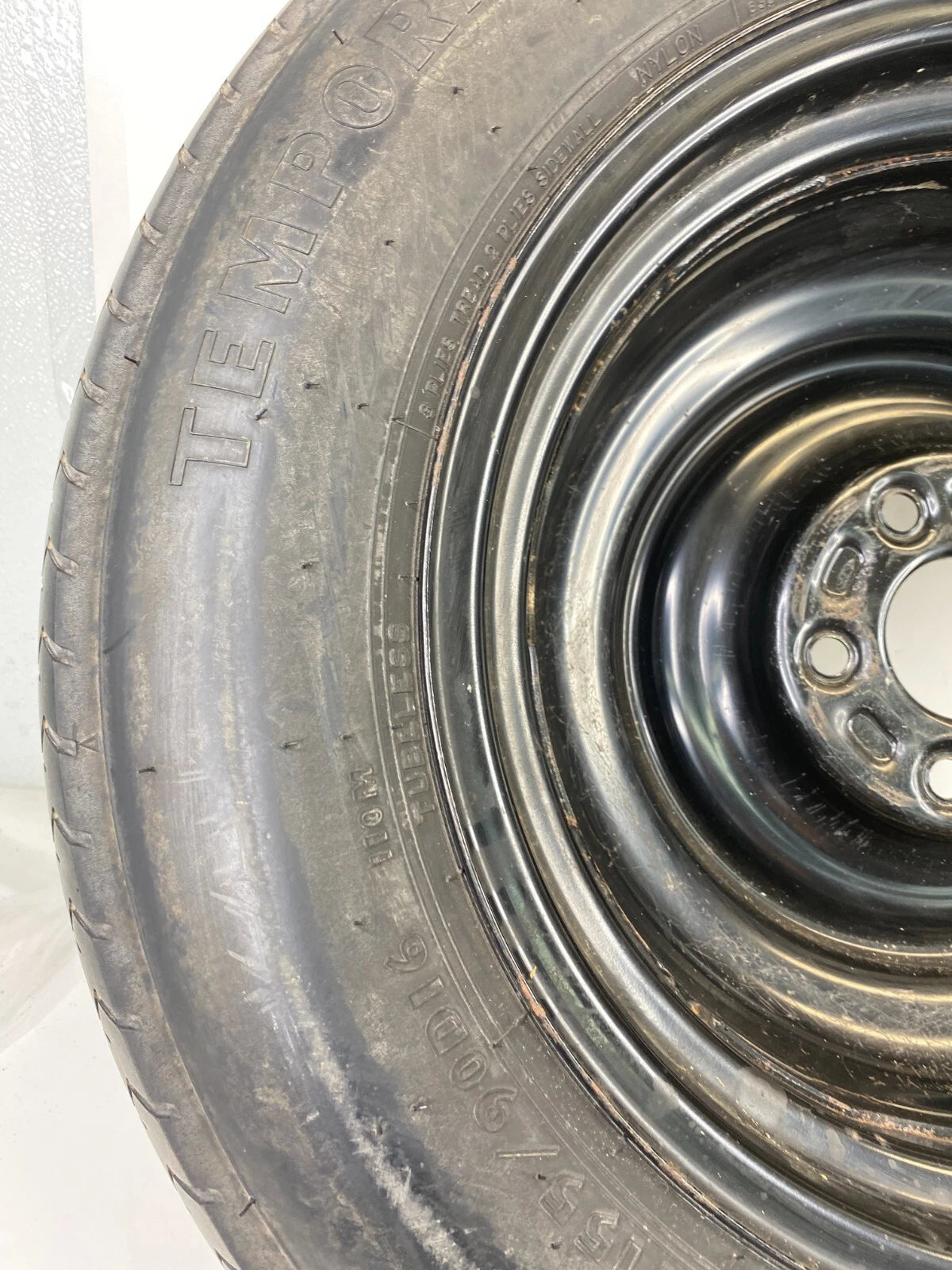 2008-2013 NISSAN ROGUE RIM SPARE TIRE COMPACT DONUT WHEEL T155/90D16 OEM