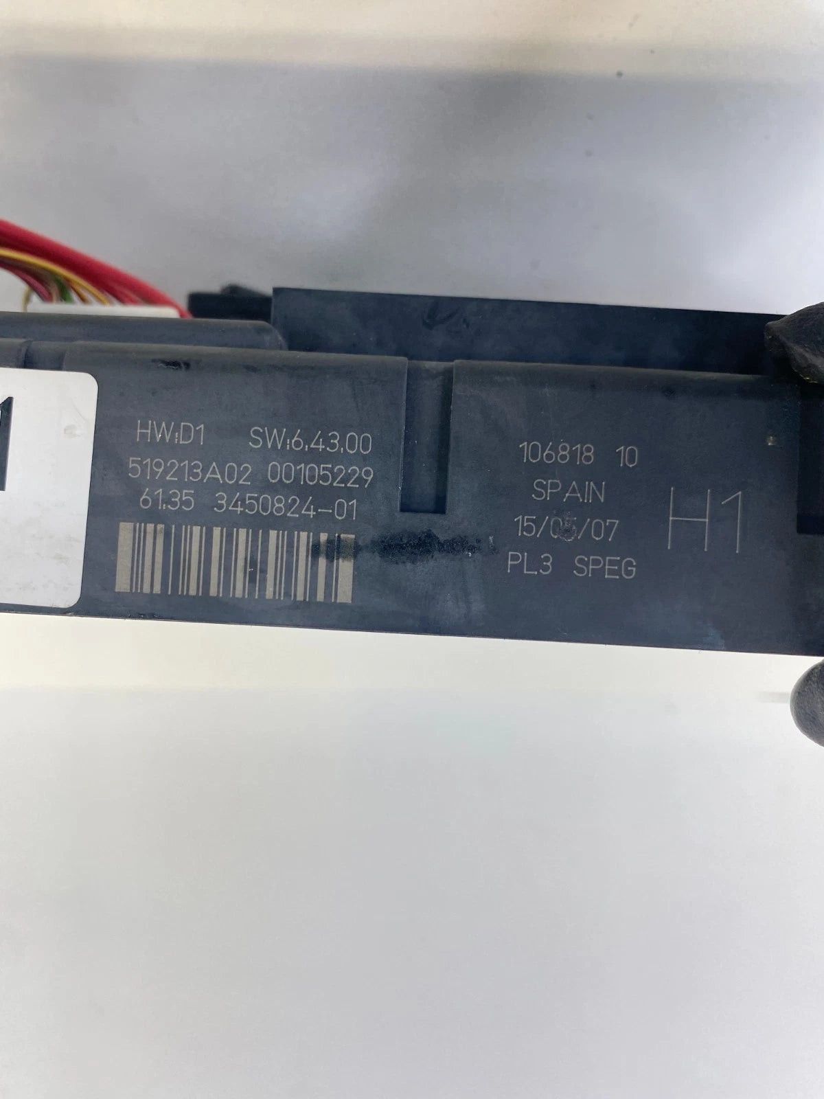 07-13 MINI COOPER BODY CONTROL MODULE INTERIOR CABIN FUSE BOX 61-35-3-450-824