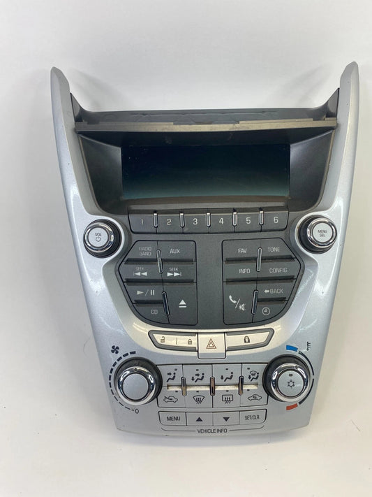 10 11 CHEVY EQUINOX AC HVAC CLIMATE CONTROL SWITCH RADIO DASH SCREEN 20920042