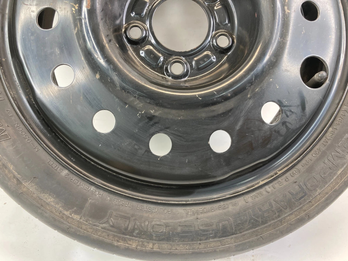 2002-2010 SATURN VUE EMERGENCY SPARE TIRE WHEEL COMPACT T135/70 R16 E4-0229634